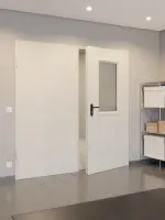 CloseUp-Milieuansicht von Innentür-Set Stahl Mehrzwecktür D65-2 OD mit LA-B2 im Gehflügel inkl. Eckzarge - Hörmann