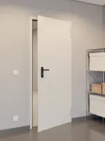 CloseUp-Milieuansicht von Komplettset Stahl Mehrzwecktür DW 42-1 inkl. Blockzarge - Teckentrup