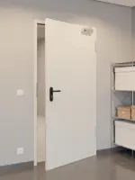 CloseUp-Milieuansicht von HÖRMANN Außentür-Set Stahl mit Feuerschutzfunktion H3-1 OD hochwasserbeständig inkl. Eckzarge