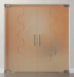 Bild von Atessa Motiv klar 2-flg. Glaspendeltür DORMA Mundus BTS Variante 4 - Erkelenz