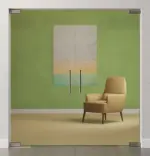 Bild von Float klar 2-flg. Glaspendeltür DORMA Mundus BTS Variante 4 - Erkelenz