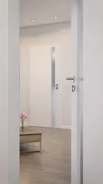 CloseUp-Stilwelt von Smart 1 Schlossseite Basic Durat Bütte Weiß Innentür - Huga