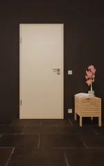 Front-Milieuansicht von GARANT Nassraumtür 0140-60 Dawn Resopal