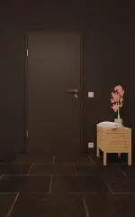 Front-Milieuansicht von GARANT Nassraumtür 10622-60 Ebony Resopal