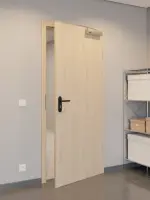 CloseUp-Flur-Milieuansicht von GARANT Rauchschutztür Authentic Achat CePaL