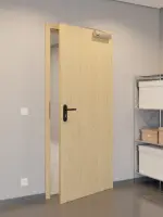 CloseUp-Flur-Milieuansicht von GARANT Rauchschutztür Authentic Asteiche GCK08