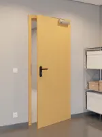 CloseUp-Flur-Milieuansicht von GARANT Rauchschutztür Buche Exklusiv GCK08