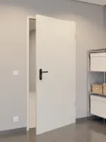 CloseUp-Milieuansicht von HÖRMANN Innentür-Set Stahl mit Feuerschutzfunktion H3-1 OD hochwasserbeständig inkl. Eckzarge