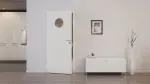 Milieubild von Weiß ähnlich RAL 9010 LA Bullauge Basic Lack Innentür - Huga