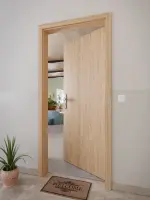 CloseUp-Milieubild von Typ 52 Raucheiche Lamikor Wohnungseingangstür - Kilsgaard