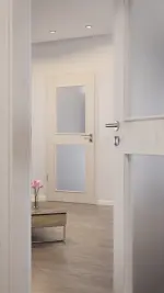 CloseUp-Milieuansicht von Eiche lasiert LA 12 Basic Durat Innentür - Huga