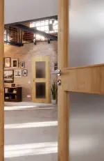 CloseUp-Milieuansicht von Asteiche LA 12 Basic Durat Innentür - Huga