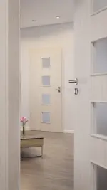 CloseUp-Milieuansicht von Eiche lasiert LA 14 Basic Durat Innentür - Huga