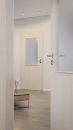 CloseUp-Milieuansicht von Eiche lasiert LA 7 Basic Durat Innentür - Huga