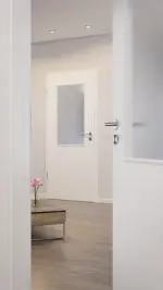 CloseUp-Milieuansicht von Pino Weiß LA 7 Basic Durat Innentür - Huga