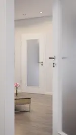 CloseUp-Milieuansicht von Bütte Weiß LA 8 Basic Durat Innentür - Huga