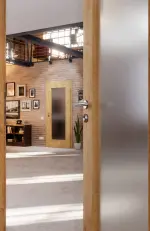 CloseUp-Milieuansicht von Asteiche LA 8 Basic Durat Innentür - Huga