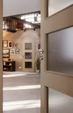 CloseUp-Milieuansicht von Cotton like Taupe LA 11 Basic Innentür - Huga