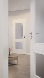 CloseUp-Milieubild von Montana 2 LA ClassicLine Weißlack Innentür - Hörmann