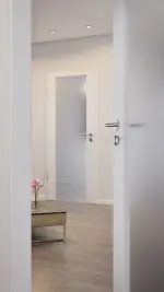 CloseUp-Milieuansicht von Sueno 1 Basic Durat Bütte Weiß Innentür - Huga