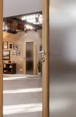 CloseUp-Milieuansicht von Sueno 1 Basic Durat Asteiche Innentür - Huga