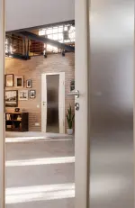 CloseUp-Milieuansicht von Sueno 2 Basic Durat Lärche lasiert Innentür - Huga