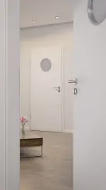 Milieubild-Nahaufnahme von Bütte Weiß LA Bullauge Basic Durat Innentür - Huga