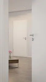 Milieubild-Nahaufnahme von Weiß RAL 9016 Basic Durat Innentür - Huga