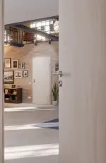 Milieubild-Nahaufnahme von Eiche lasiert Basic Durat Innentür - Huga