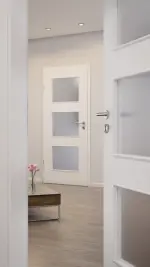 Milieubild-Nahaufnahme von Pino Weiß LA 11 Basic Durat Innentür - Huga