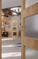 Milieubild-Nahaufnahme von Asteiche LA 11 Basic Durat Innentür - Huga