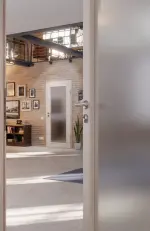 Milieubild-Nahaufnahme von Eiche lasiert LA 27 Basic Durat Innentür - Huga