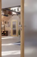 Milieubild-Nahaufnahme von Asteiche LA 27 Basic Durat Innentür - Huga