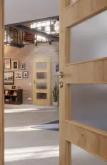 Milieubild-Nahaufnahme von Asteiche LA 9 Basic Durat Innentür - Huga