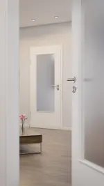 Milieubild-Nahaufnahme von Pino Weiß DIN-LA Basic Durat Innentür - Huga