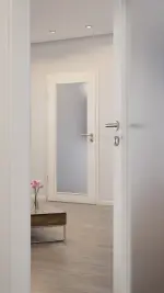 Milieubild-Nahaufnahme von Weiß ähnlich RAL 9010 LA 27 Basic Lack Innentür - Huga