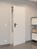 CloseUp-Milieuansicht von Innentür-Set Stahl mit Feuerschutzfunktion T30-1 FSA-42 inkl. Eckzarge - Teckentrup