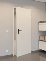 CloseUp-Milieuansicht von Innentür-Set Stahl mit Feuerschutzfunktion T30-1 FSA-62 inkl. Blockzarge - Teckentrup