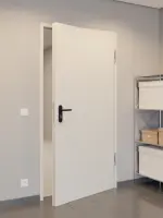 CloseUp-Milieuansicht von Innentür-Set Stahl Mehrzwecktür STU/STS MZ-1 inkl. 2-schaliger Umfassungszarge - Hörmann