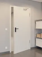 CloseUp-Milieuansicht von Innentür-Set Stahl mit Feuerschutzfunktion STU/STS T30-1 inkl. Eckzarge - Hörmann