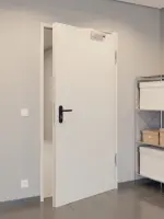 CloseUp-Milieuansicht von Innentür-Set Stahl mit Feuerschutzfunktion STU/STS T30-1 inkl. 2-schaliger Umfassungszarge - Hörmann