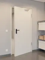 CloseUp-Milieuansicht von Innentür-Set Stahl mit Feuerschutzfunktion STU/STS T30-1 inkl. Blockzarge 62/55 - Hörmann