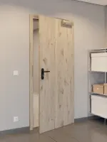 CloseUp-Milieuansicht von HÖRMANN Rauchschutztür Nordeiche Duradecor ProLine 