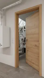 Detail-Milieuansicht von WESTAG Energiespartür Artis Eiche Cross EiC 793 Portalit CPL