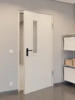 CloseUp-Milieuansicht von Innentür-Set Stahl Mehrzwecktür STU/STS MZ-1 mit LA-B1 inkl. Blockzarge 62/55 - Hörmann