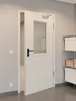 CloseUp-Milieuansicht von Innentür-Set Stahl mit Feuerschutzfunktion STU/STS T30-1 mit LA-B2 inkl. Eckzarge - Hörmann