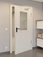 CloseUp-Milieuansicht von Innentür-Set Stahl mit Feuerschutzfunktion STU/STS T30-1 mit LA-B2 inkl. Blendrahmen - Hörmann