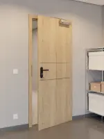 CloseUp-Milieuansicht von GARANT Rauchschutztür Corona 832 Authentic Risseiche CePaL