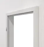 Detail-Ansicht von TEUTO Blendrahmen Authentic Grigio CPL mit runder Kante