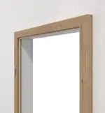 Detail-Ansicht von TEUTO Blendrahmen Authentic Risseiche CPL mit runder Kante